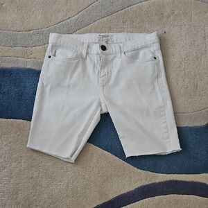 Current/Elliott White Jean Shorts 28